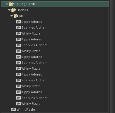 [BUG-10703] Duplicate Calling Card created for each friend on login ...